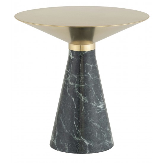 Iris Gold Metal Side Table, HGNA548