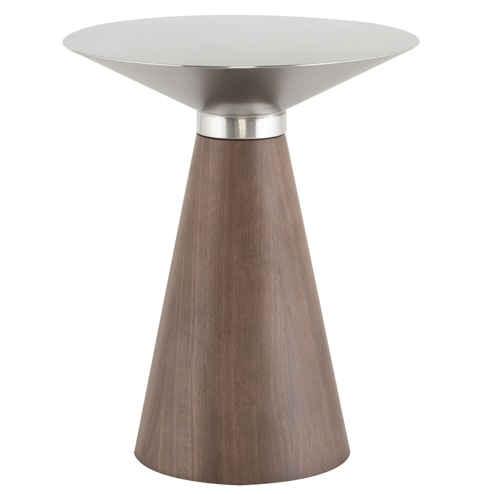 Iris Silver Metal Side Table, HGNA549 Iris Silver Metal Side Table, HGNA549