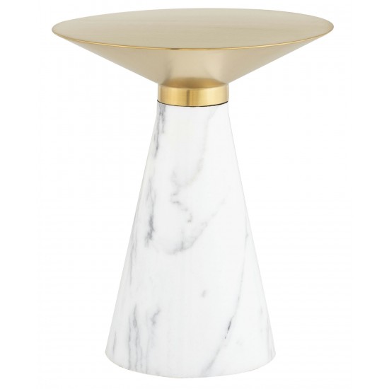 Iris Gold Metal Side Table, HGNA558