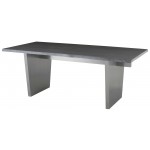 Aiden Oxidized Grey Wood Dining Table, HGNA573