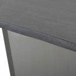 Aiden Oxidized Grey Wood Dining Table, HGNA577