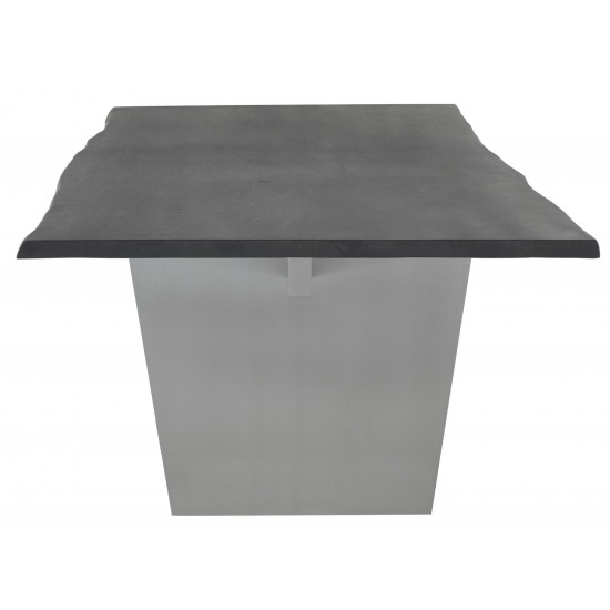 Aiden Oxidized Grey Wood Dining Table, HGNA577