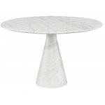 Claudio White Stone Dining Table