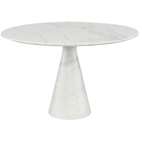 Claudio White Stone Dining Table