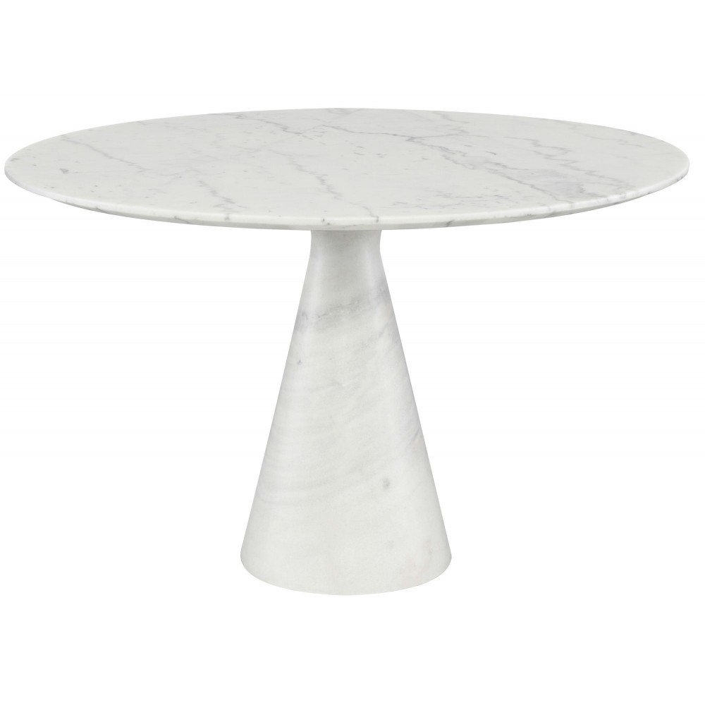 Claudio White Stone Dining Table