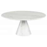 Claudio White Stone Coffee Table, HGNA591