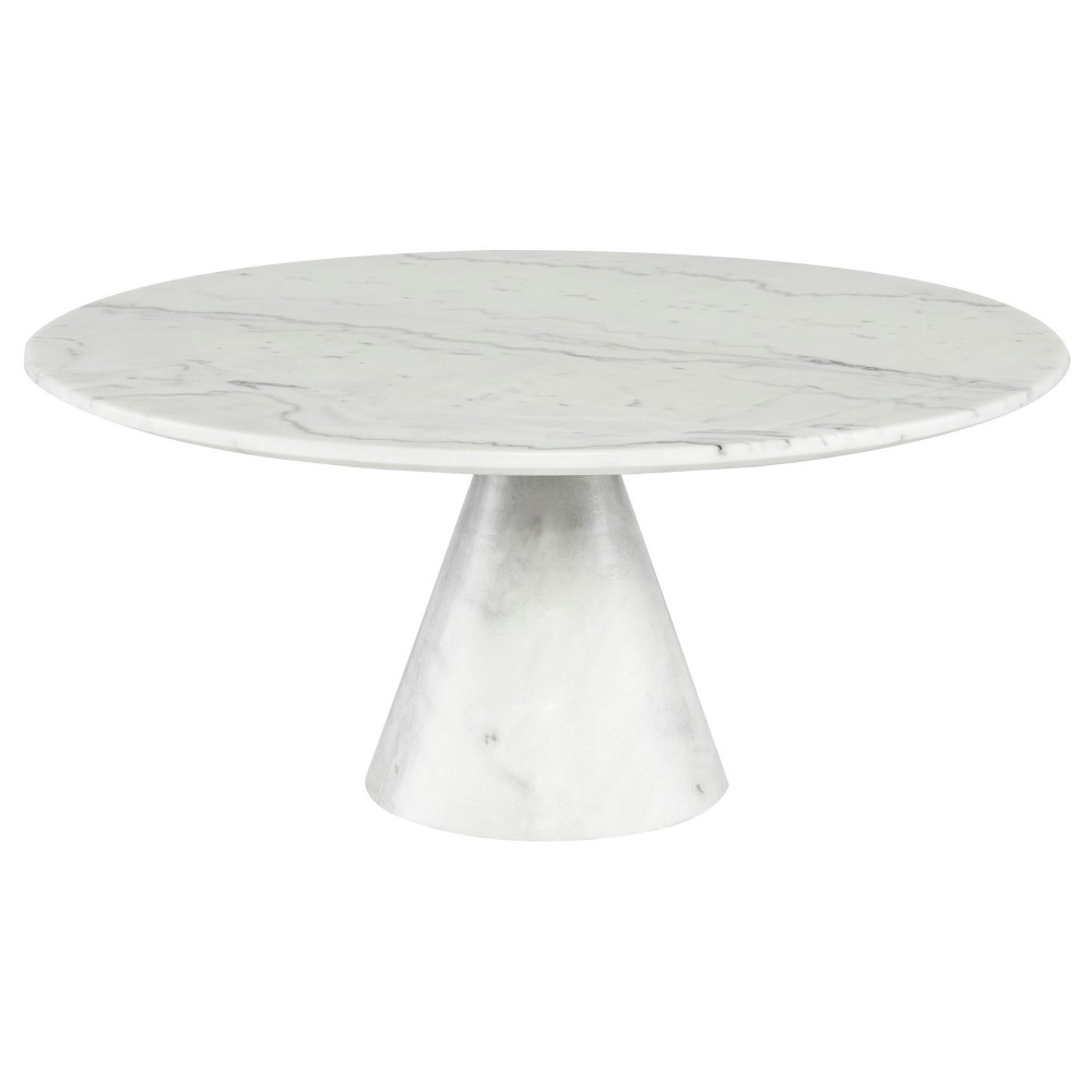 Claudio White Stone Coffee Table, HGNA591