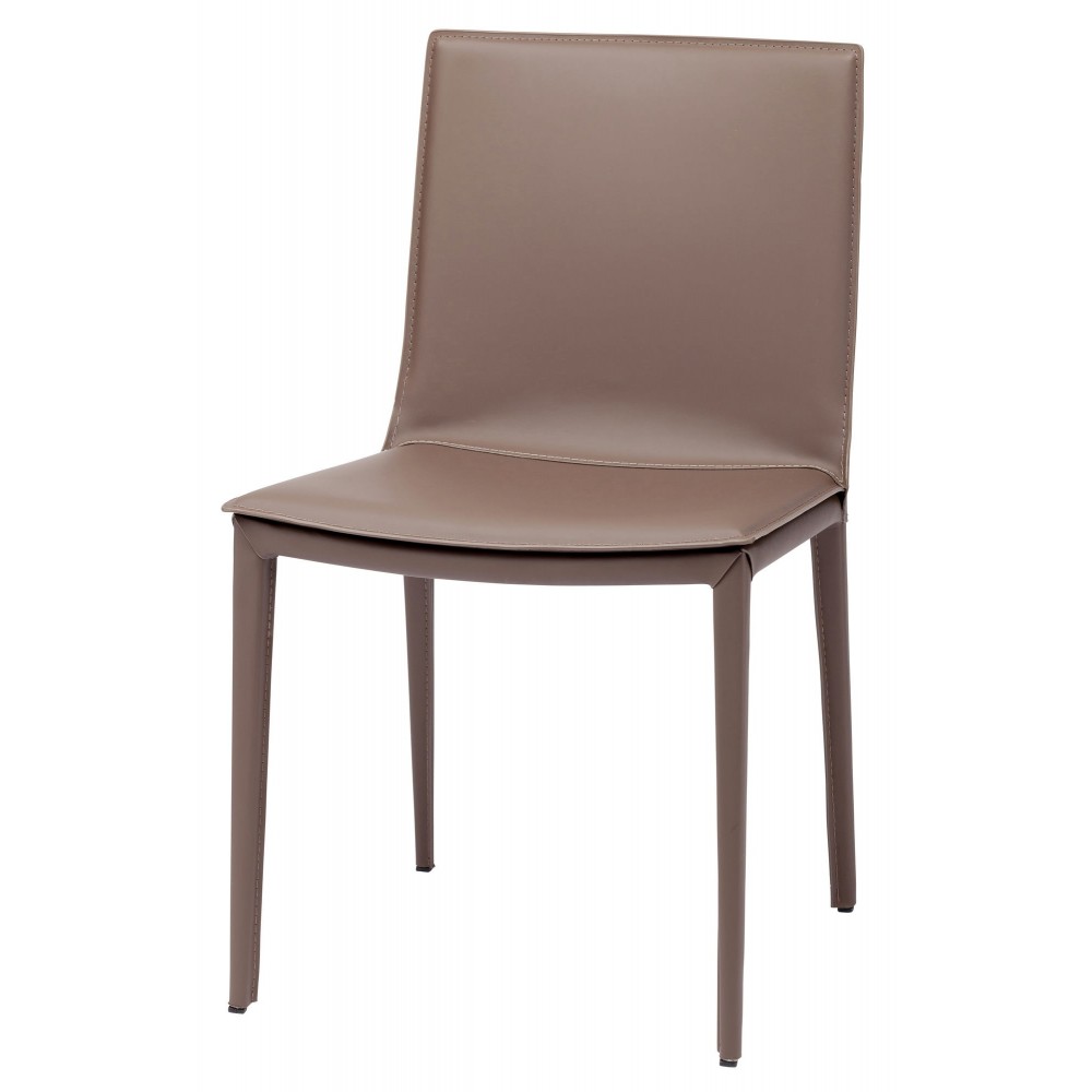 Palma Mink Leather Dining Chair