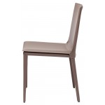 Palma Mink Leather Dining Chair