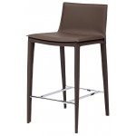 Palma Mink Leather Counter Stool