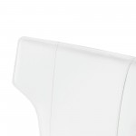Wayne White Leather Bar Stool, HGND141