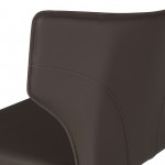 Wayne Mink Leather Counter Stool, HGND158