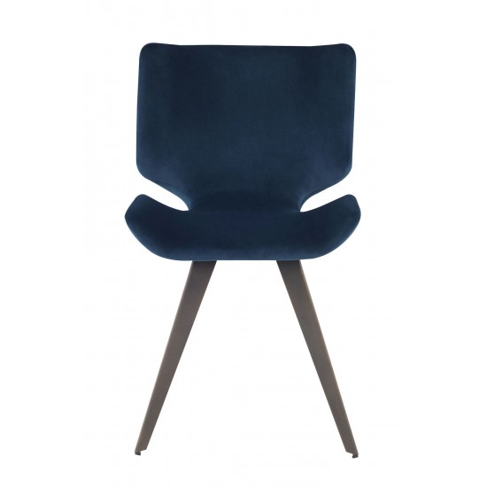 Astra Petrol Fabric Dining Chair