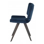 Astra Petrol Fabric Dining Chair