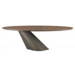 Oblo Walnut Wood Dining Table, HGNE108