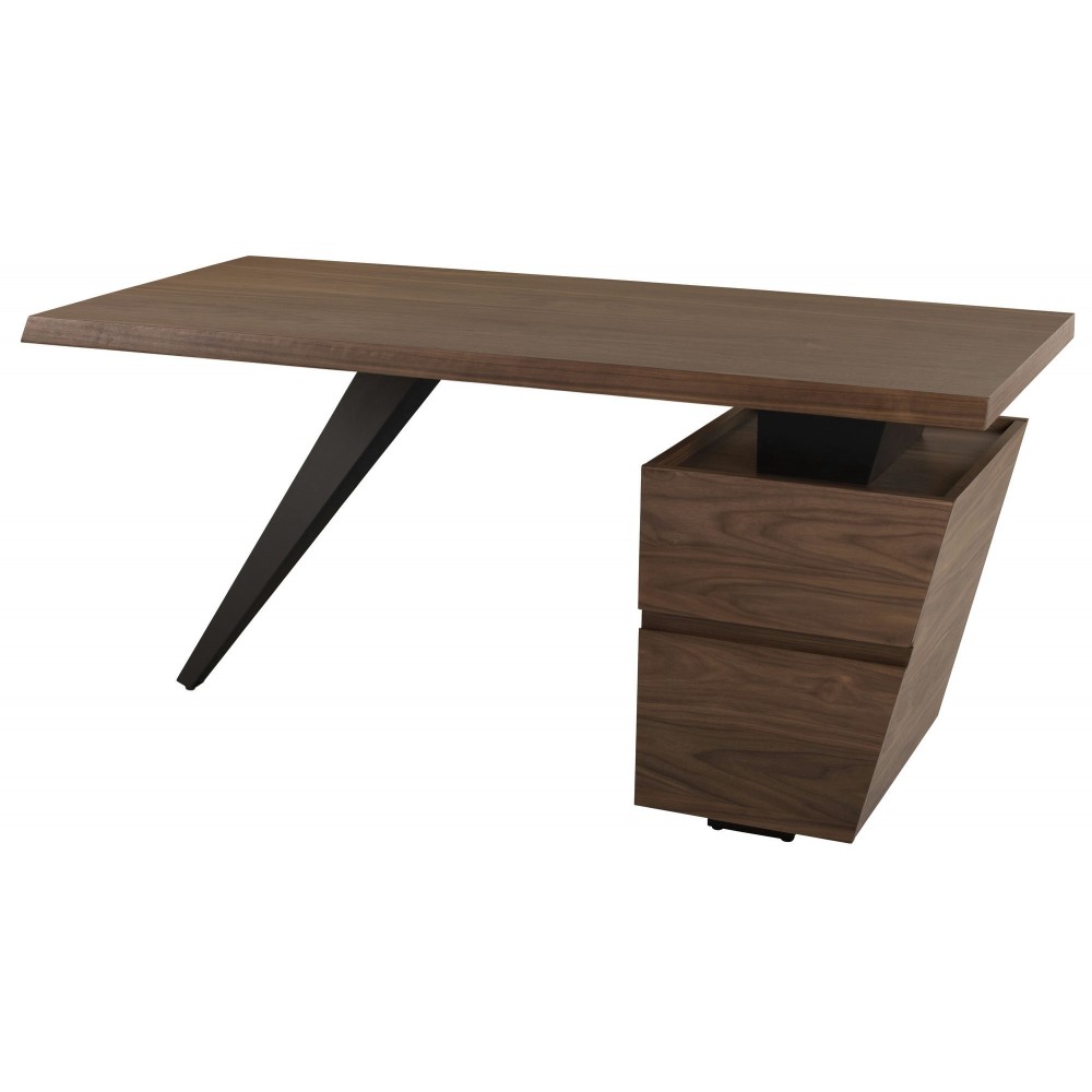 Styx Walnut Wood Desk