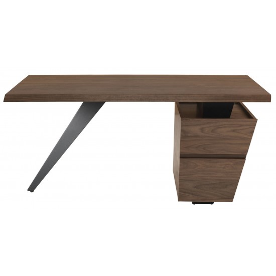 Styx Walnut Wood Desk