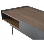 Egon Walnut Wood Coffee Table