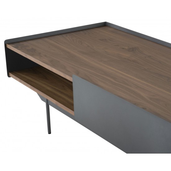 Egon Walnut Wood Coffee Table