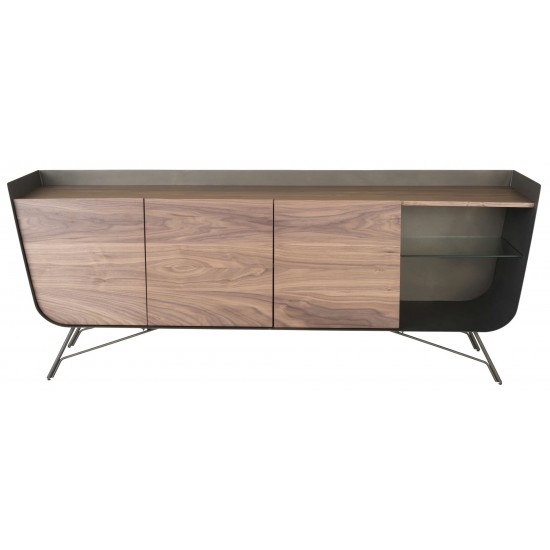 Noori Walnut Wood Sideboard Cabinet, HGNE114