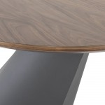 Oblo Walnut Wood Dining Table, HGNE118