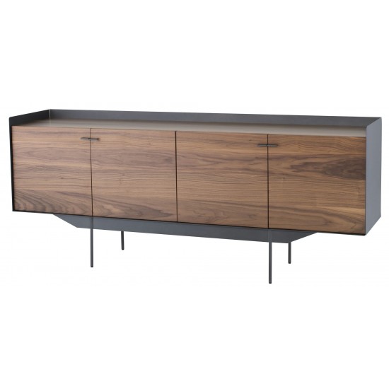 Egon Walnut Wood Sideboard Cabinet, HGNE121