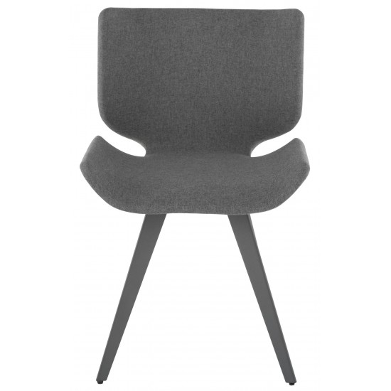 Astra Shale Grey Fabric Dining Chair