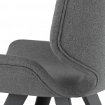 Astra Shale Grey Fabric Dining Chair