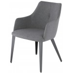 Renee Shale Grey Fabric Dining Chair