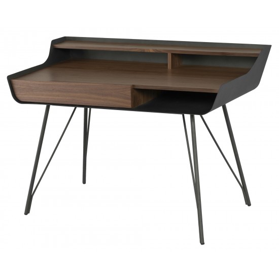 Noori Walnut Wood Desk