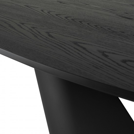 Oblo Onyx Wood Dining Table