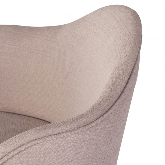 Nora Mauve Fabric Dining Chair