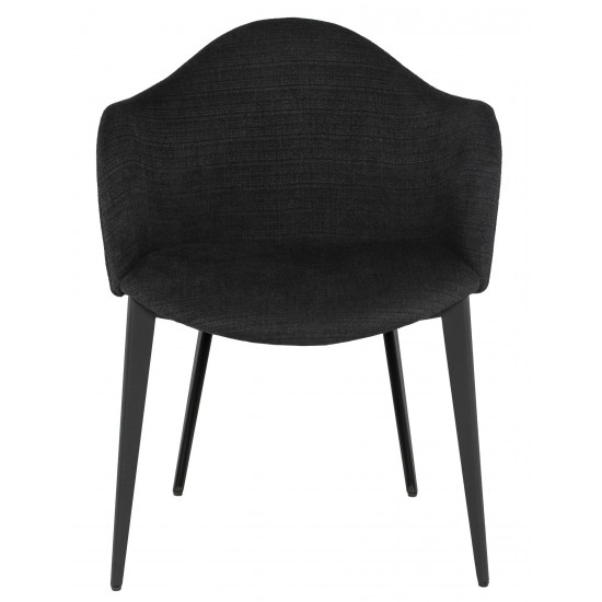 Nora Coal Fabric Dining Chair