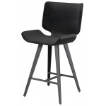 Astra Shadow Grey Fabric Counter Stool