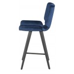 Astra Petrol Fabric Counter Stool