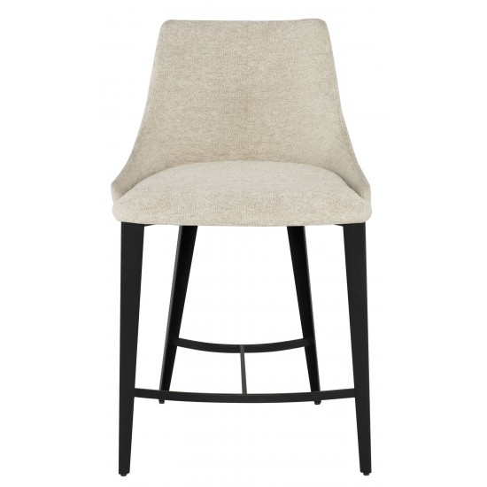 Renee Shell Fabric Counter Stool