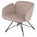 Doppio Mauve Fabric Occasional Chair