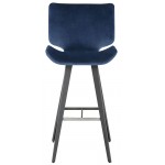 Astra Petrol Fabric Bar Stool