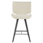 Astra Shell Fabric Counter Stool