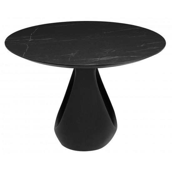 Montana Black Ceramic Dining Table, HGNE275