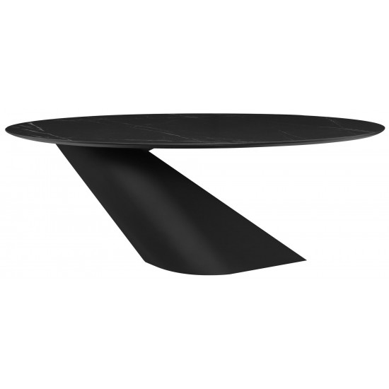 Oblo Black Ceramic Dining Table, HGNE278