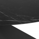 Oblo Black Ceramic Dining Table, HGNE278