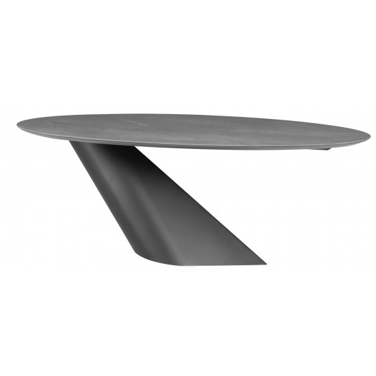 Oblo Grey Ceramic Dining Table, HGNE280