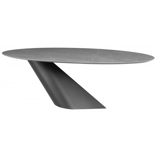 Oblo Grey Ceramic Dining Table, HGNE281