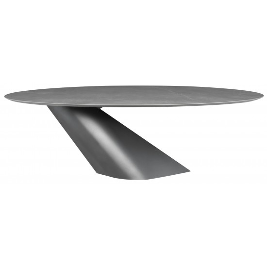 Oblo Grey Ceramic Dining Table, HGNE281