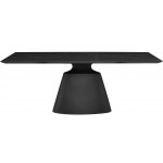 Taji Black Ceramic Dining Table, HGNE284