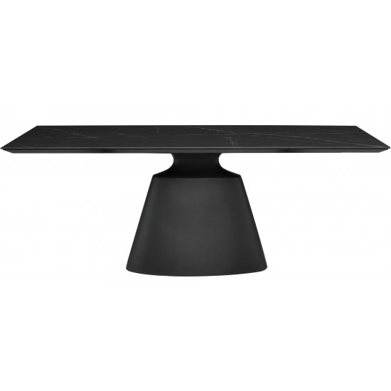 Taji Black Ceramic Dining Table, HGNE284