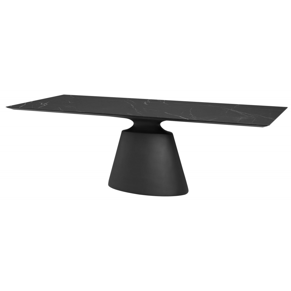 Taji Black Ceramic Dining Table, HGNE293