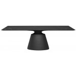 Taji Black Ceramic Dining Table, HGNE293