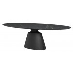 Taji Black Ceramic Dining Table, HGNE294